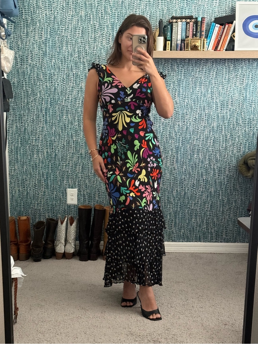 Rixo Silk Ossy Maxi Dress